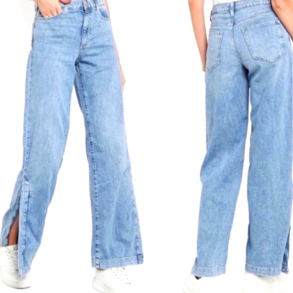 Banana Republic High-Rise Wide Leg Jeans